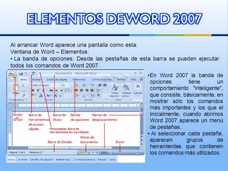 Opciones de ventana en word